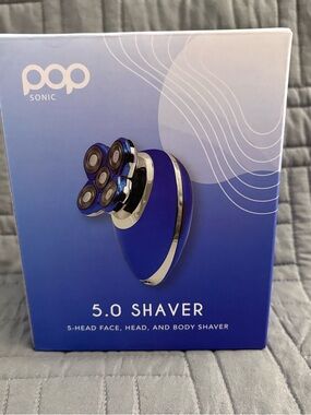 New pop sonic 5.0 shaver blue